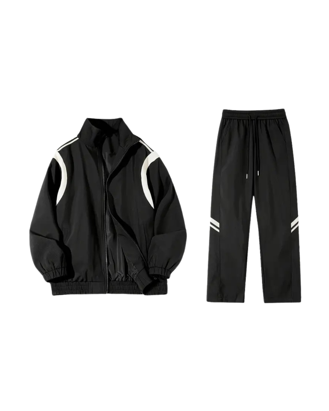 The Axis Set —Black Street-Ready Edge with Athletic Ease