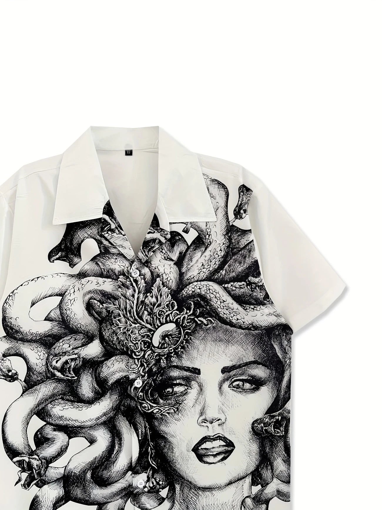 Gaze of Stone – Medusa Sketch Shirt