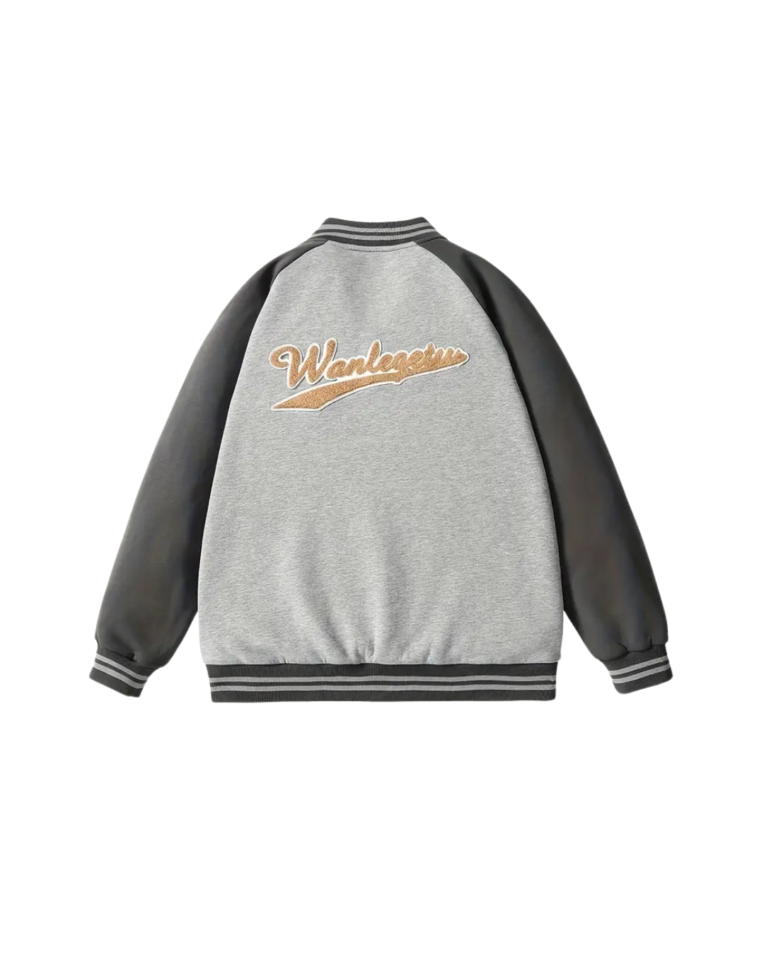 The Echo Varsity — Grey Statement Layers with Everyday Attitude