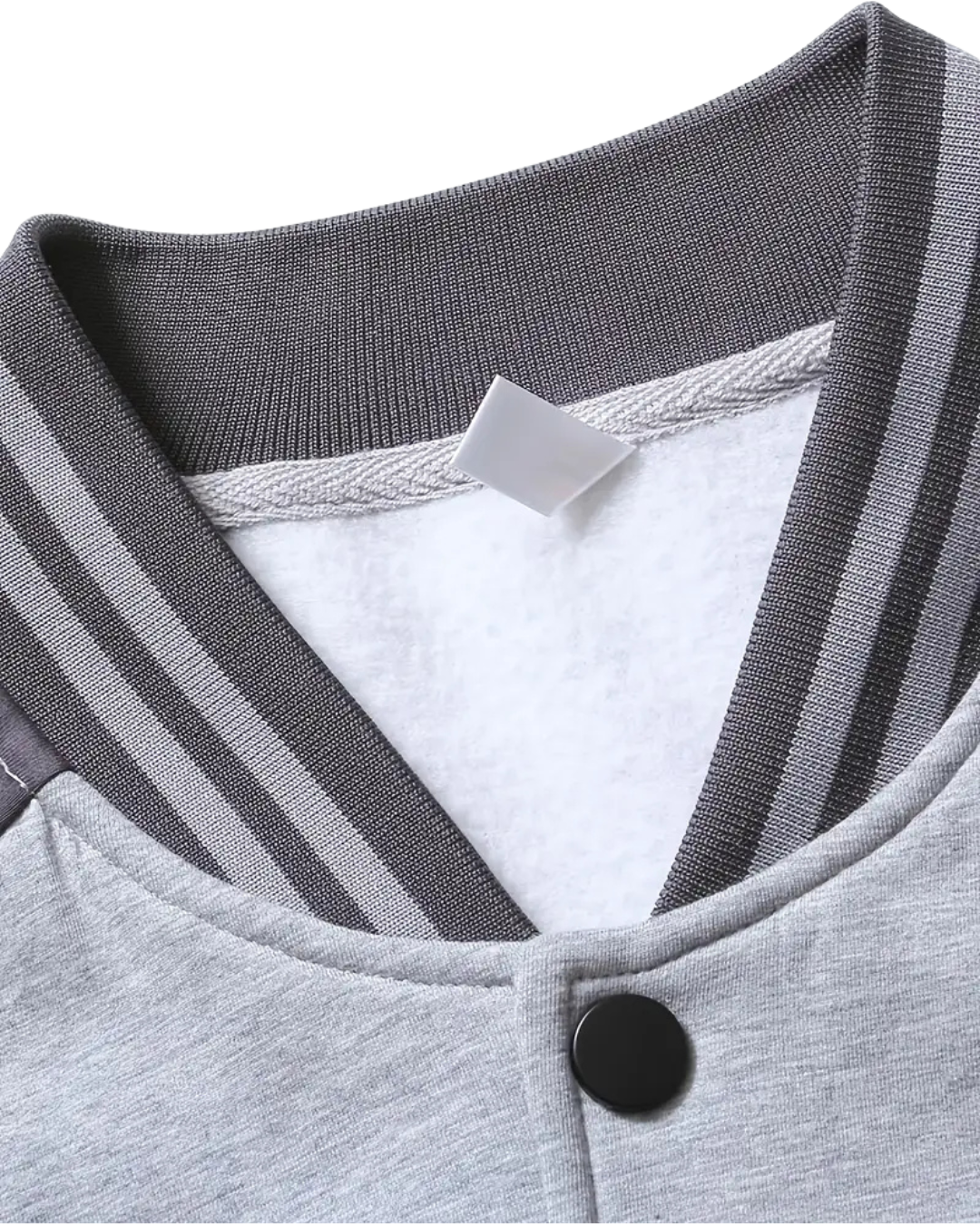 The Echo Varsity — Grey Statement Layers with Everyday Attitude