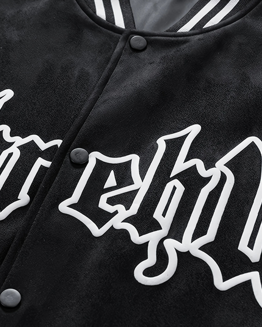 Lettered Pulse Baseball Jacket