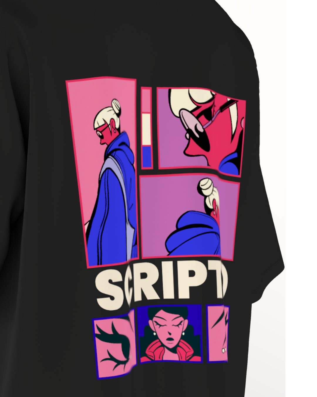 SCRIPTD – Side Profile Tee