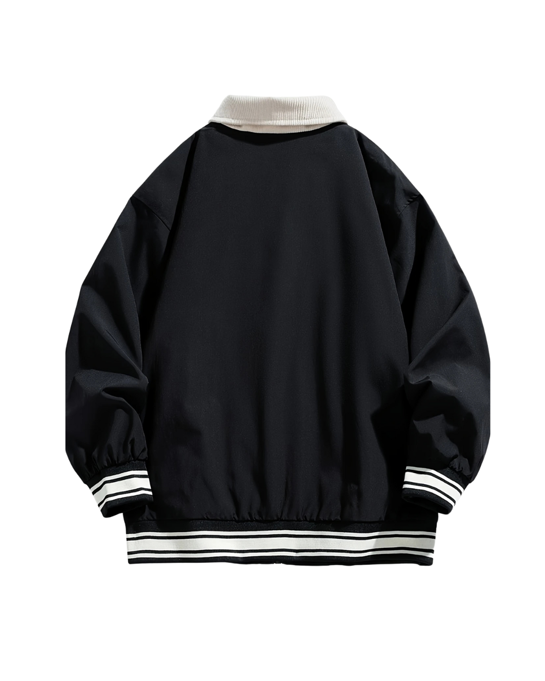 Varsity Edge Bomber Black