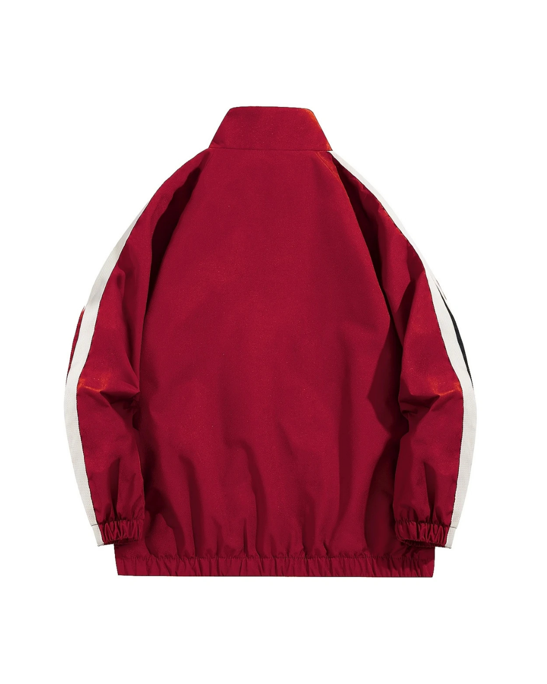 Crimson Rush Retro Track Jacket