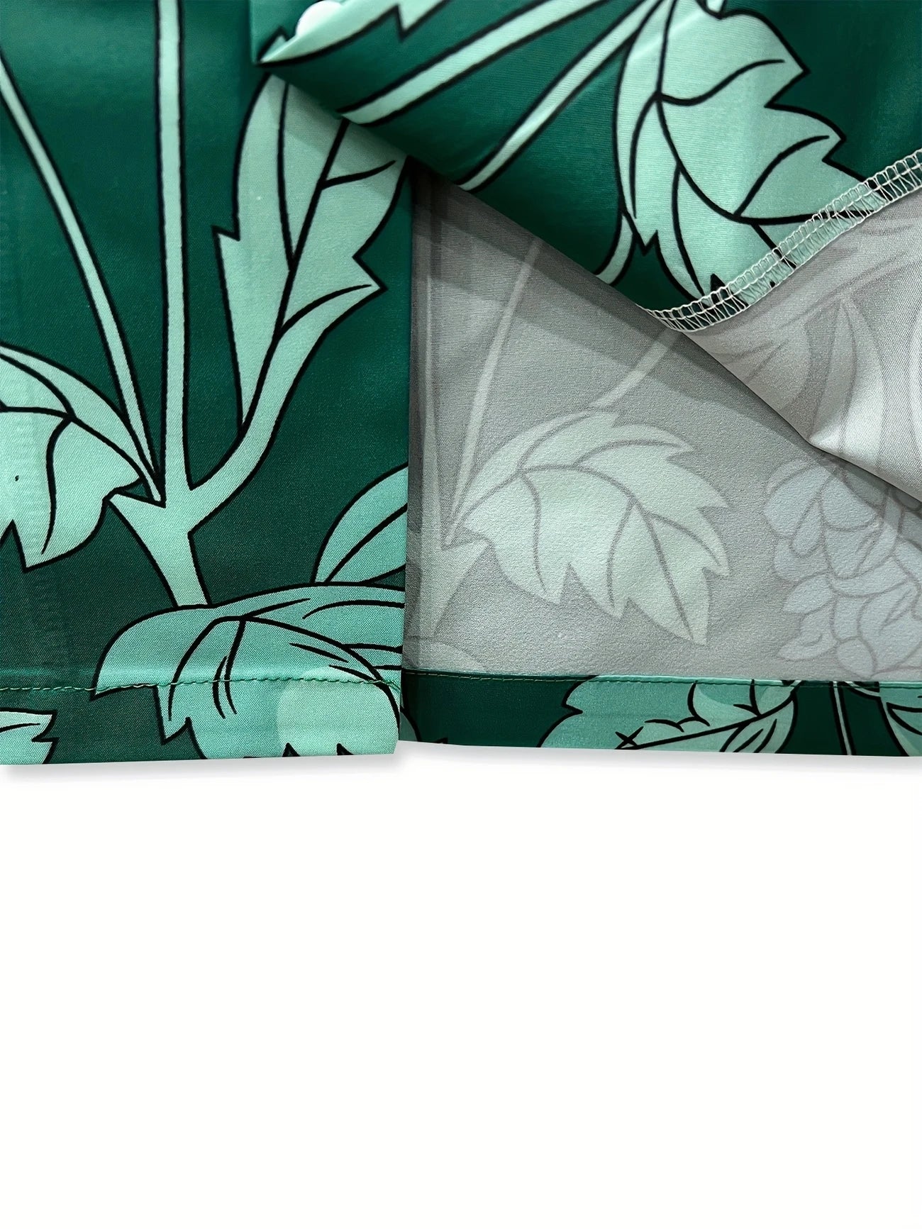 Tropical Bloom – Men's Green Floral Shirt