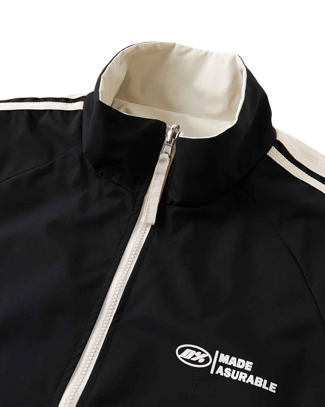 Black Crimson Rush Retro Track Jacket