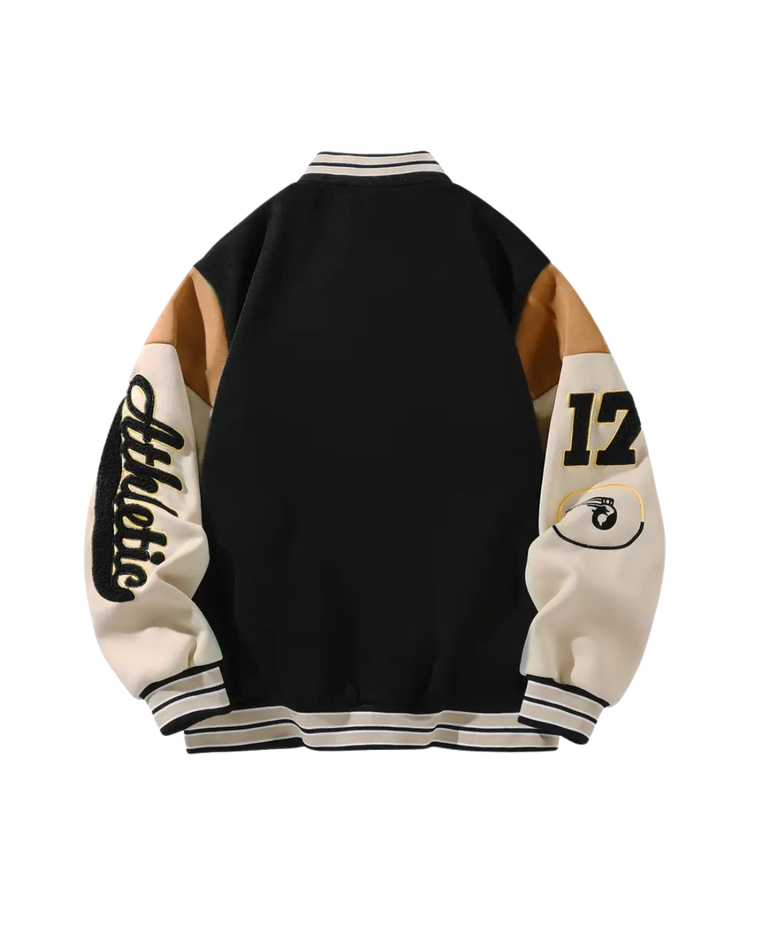 The Signal Jacket — Black Street-Ready Comfort with a Bold Twist