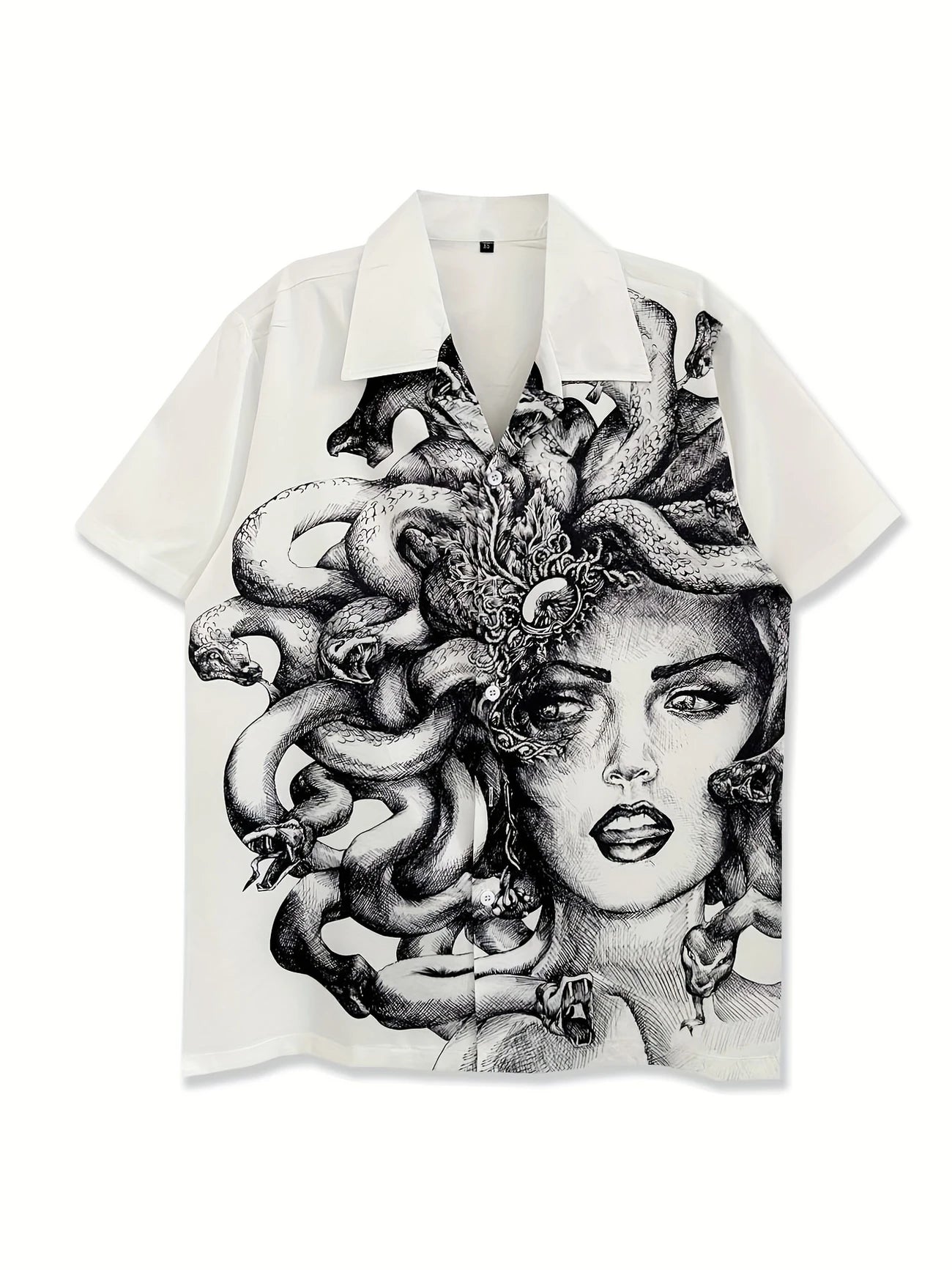 Gaze of Stone – Medusa Sketch Shirt