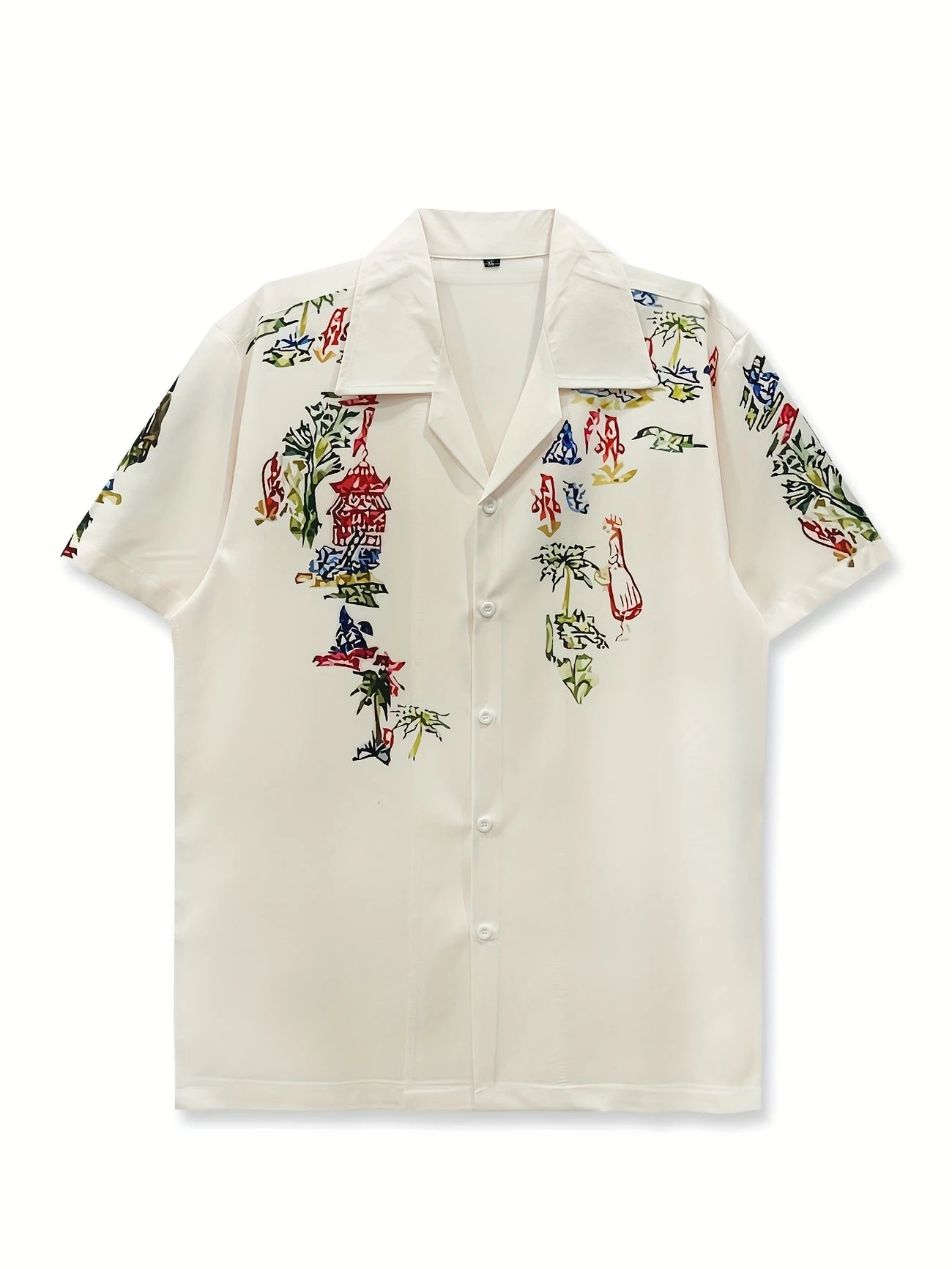 Whispers of Summer” – Garden Sketch Camp Shirt