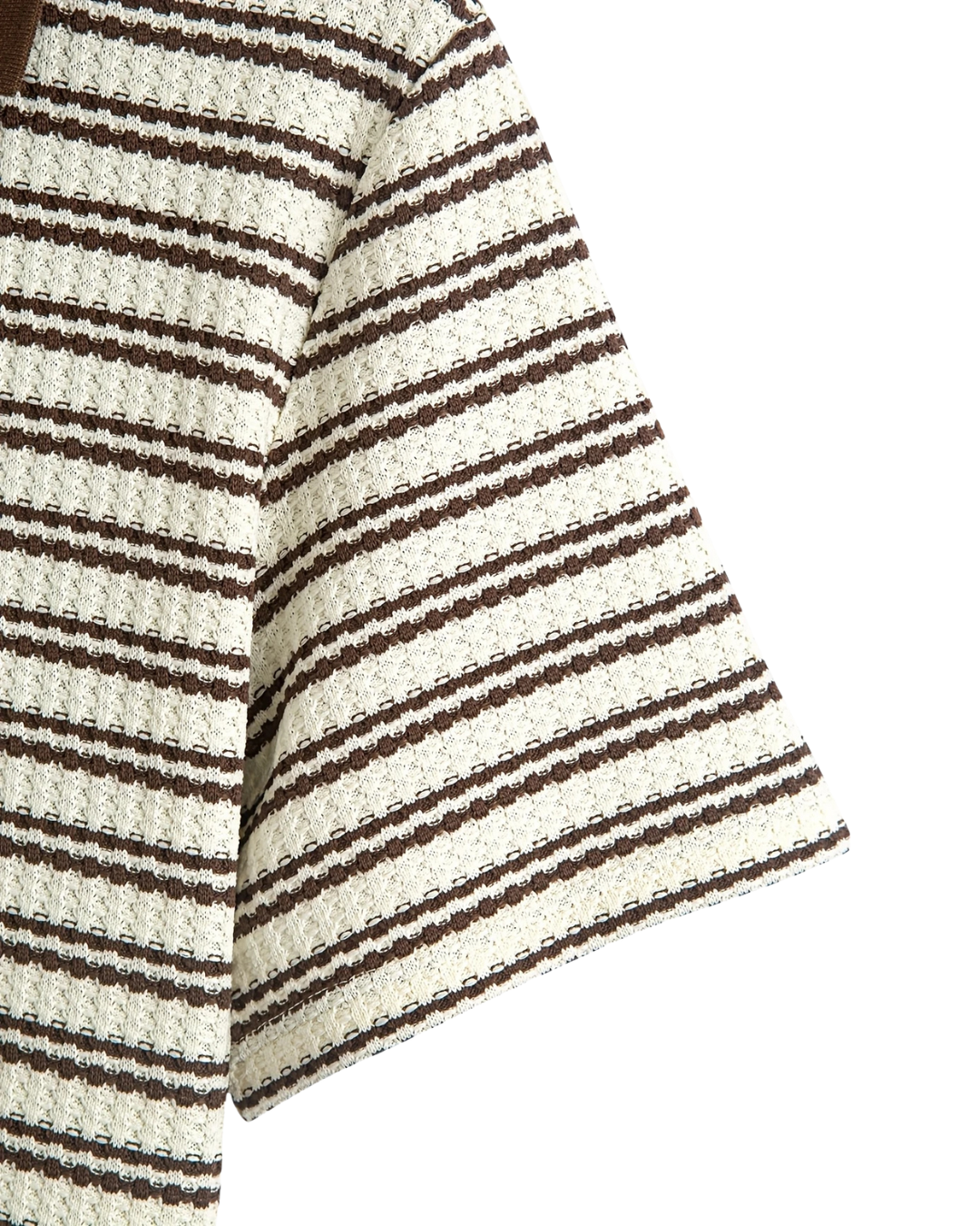 Cove Brown Knit Polo