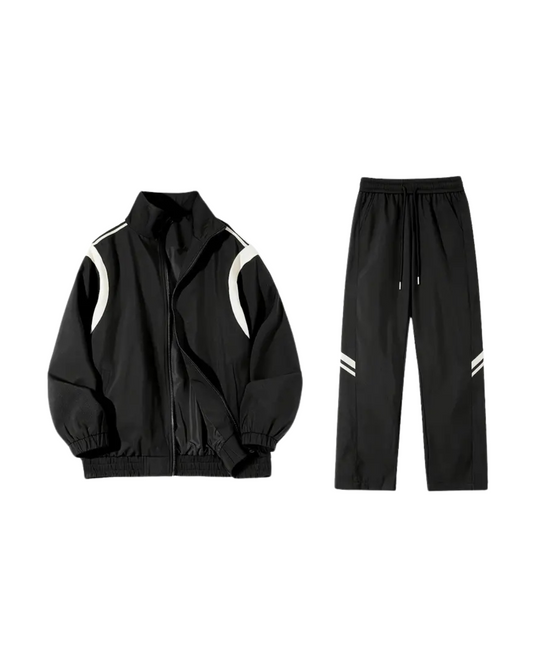 The Axis Set —Black Street-Ready Edge with Athletic Ease