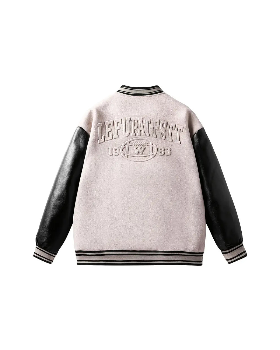 The Signal Jacket —  Beige Everyday Varsity with Streetwise Edge