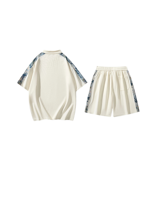 Nova White Set Shorts