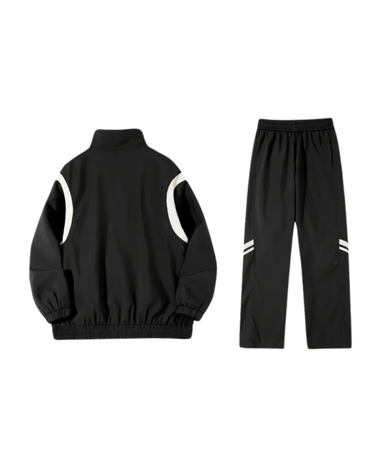 The Axis Set —Black Street-Ready Edge with Athletic Ease