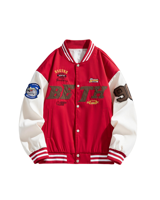 Red Crest Utility Jacket