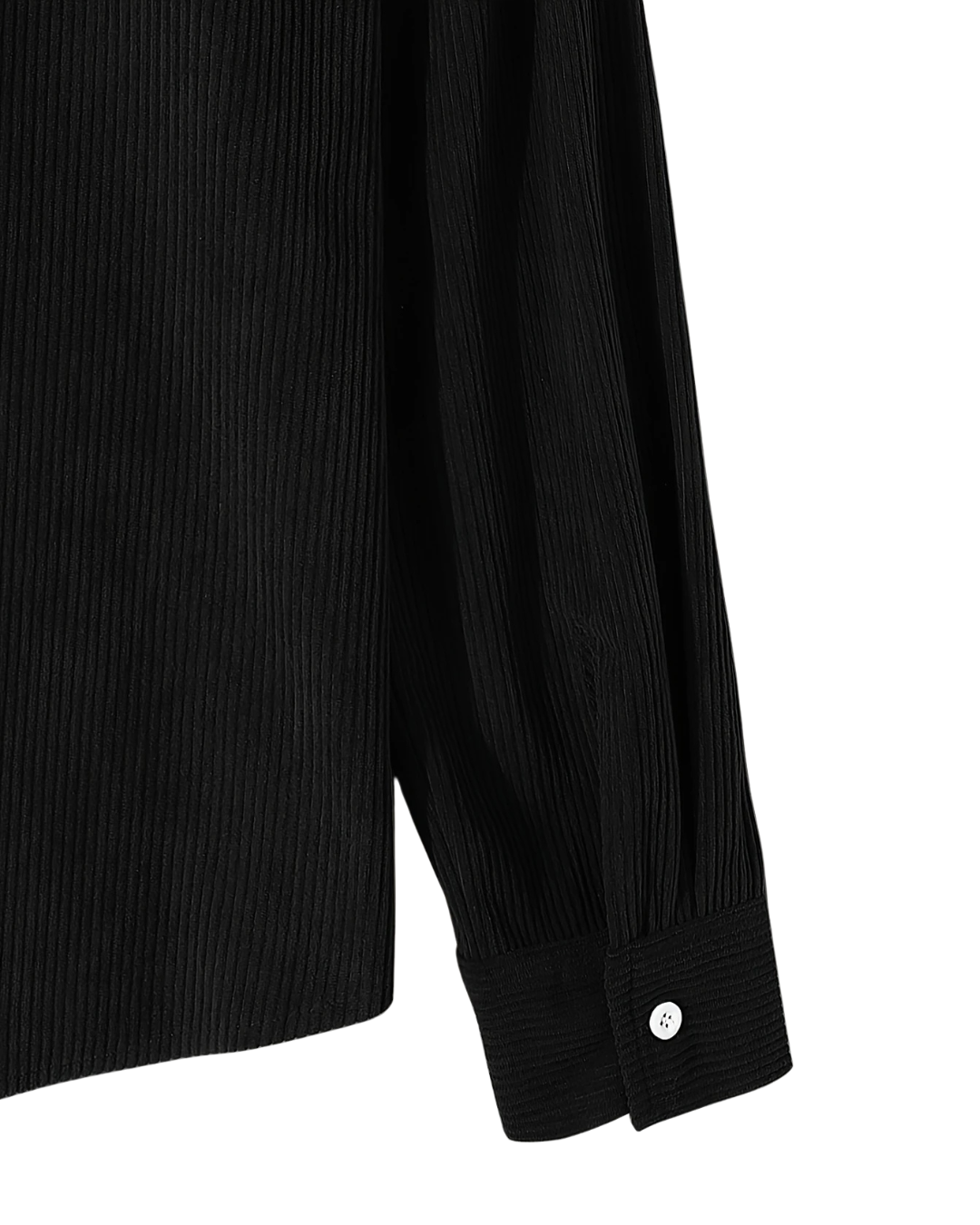Canyon Two-Tone Black Corduroy Shirt