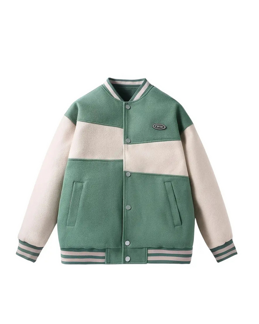 The Rival Jacket — A Green Bold Take on Classic Varsity