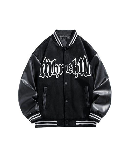Lettered Pulse Baseball Jacket