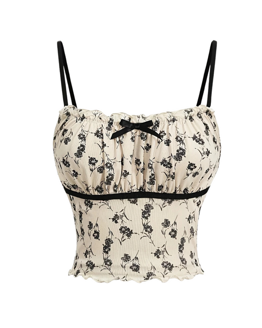 The Daydream Strap Top — Flirt in Bloom