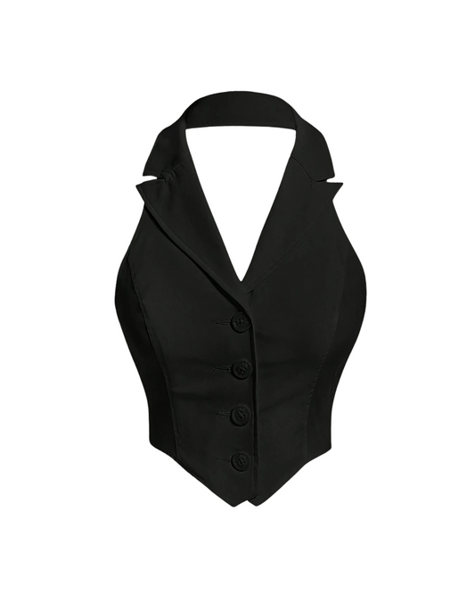 The Voltage Halter — Buttoned for Impact