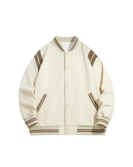 Academy Stripe Varsity Jacket