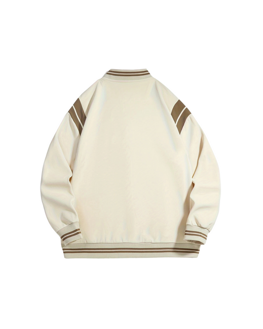 Academy Stripe Varsity Jacket