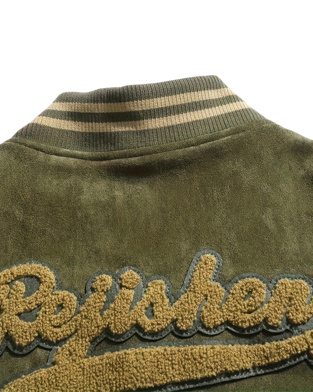 Golden Green Era Varsity Jacket