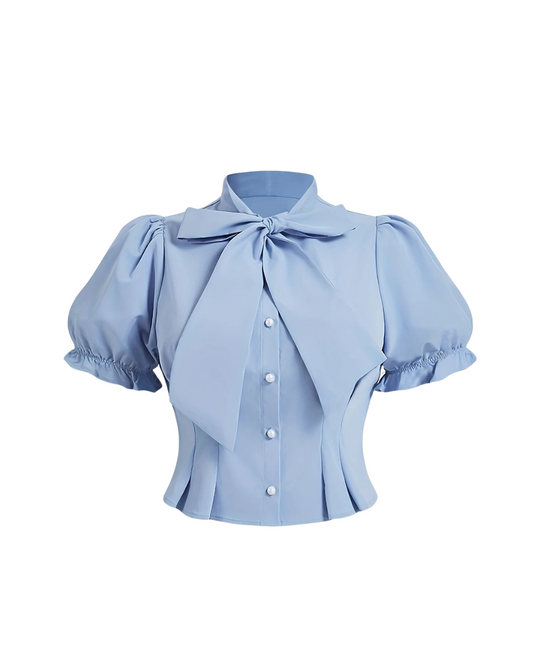 The Cloudline Blouse — Lightness with Intent