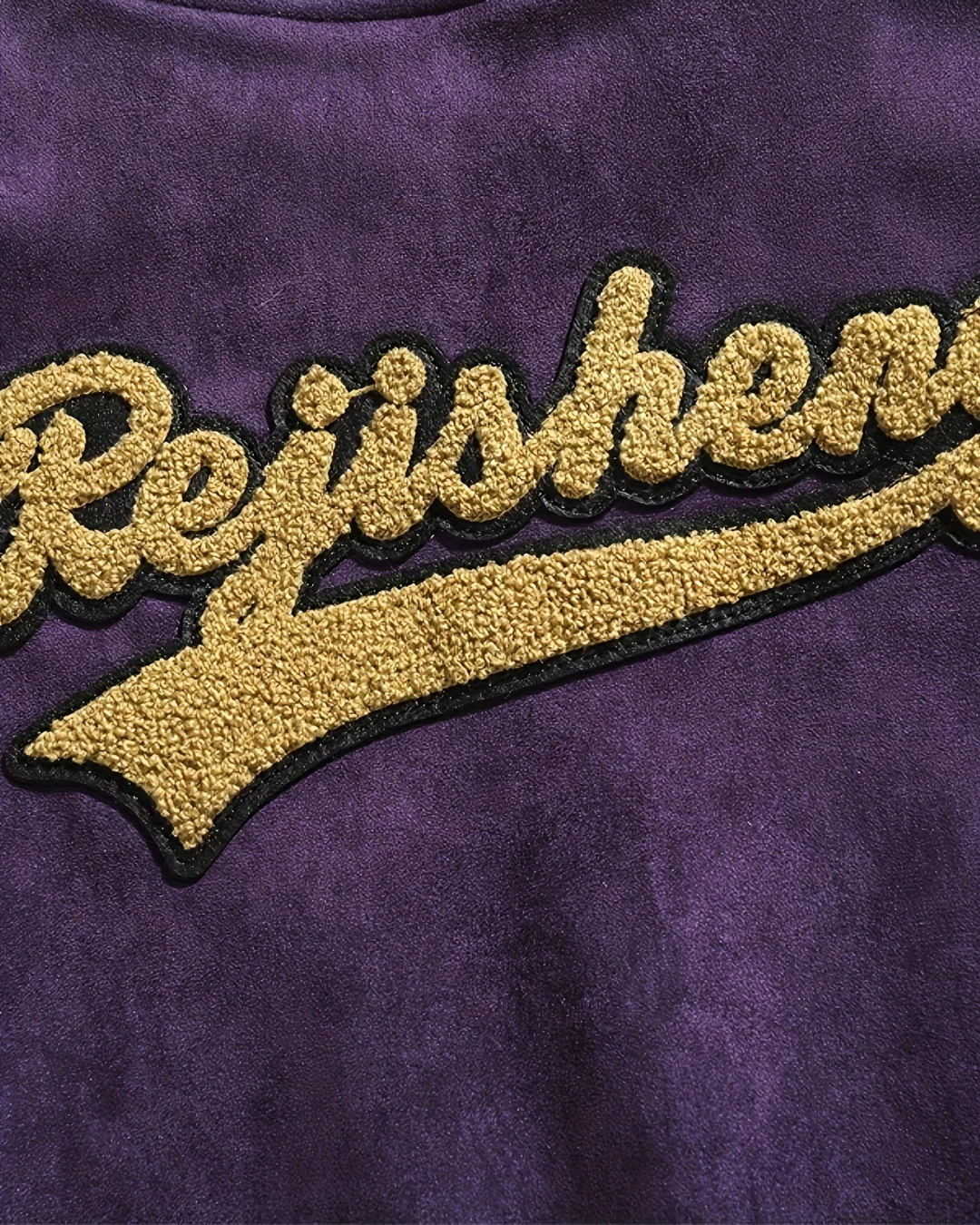 Golden Purple Era Varsity Jacket