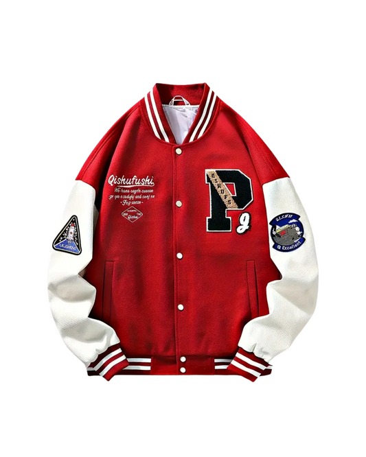The Drift Club Jacket — Red Lightweight Edge with Athletic Intent
