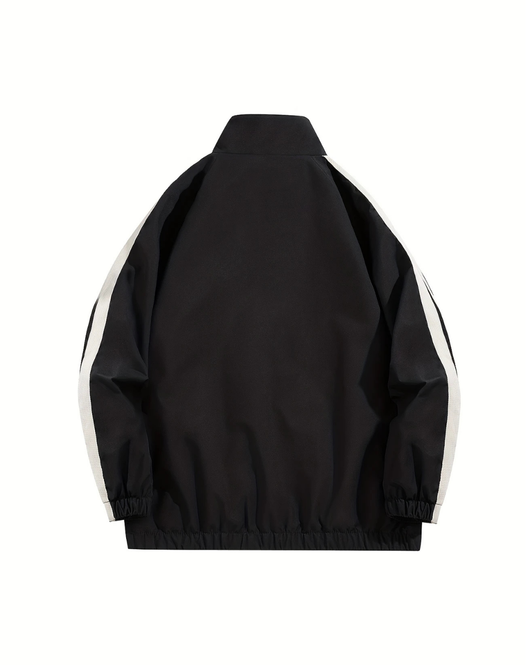 Black Crimson Rush Retro Track Jacket