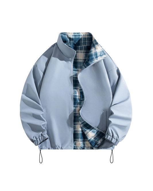 Switch Up Reversible Plaid Jacket