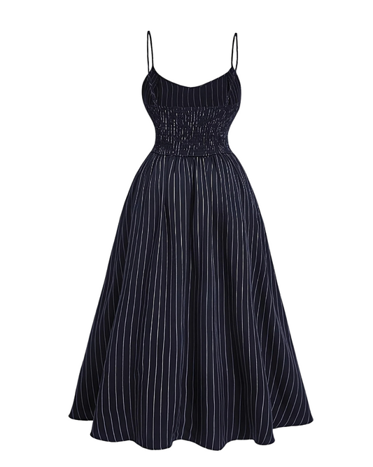 The Meridian Dress — Lines Between Light and Shadow