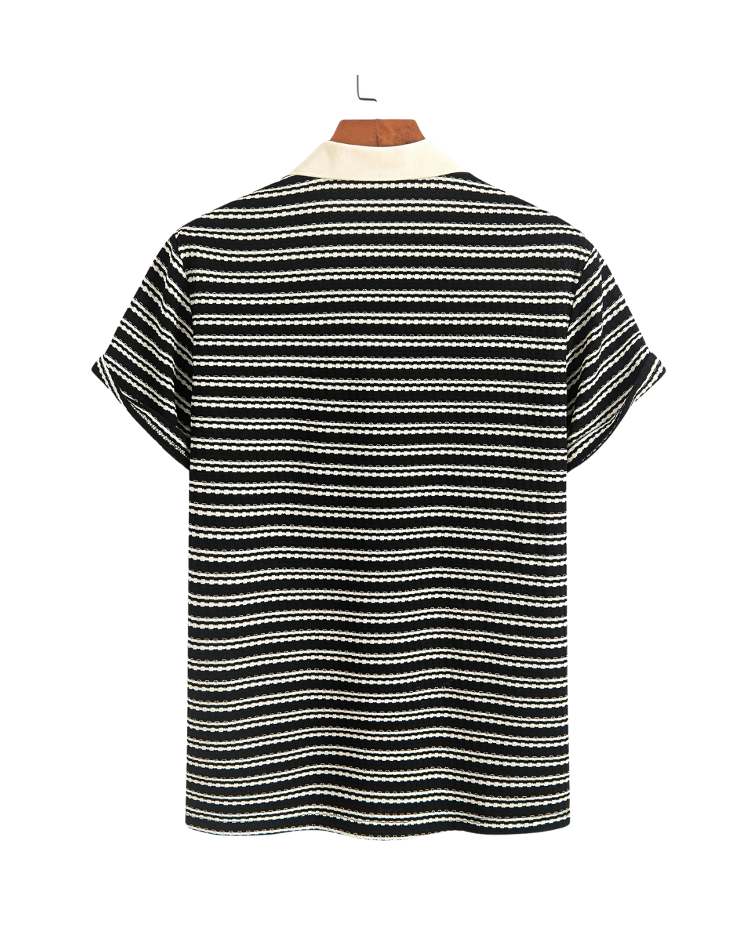 Cove Black Knit Polo